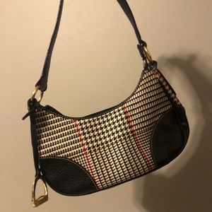 Plaid shoulder bag